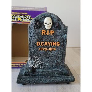 Four star 1999 dancing Tombstone haunted hollow animated Halloween prop